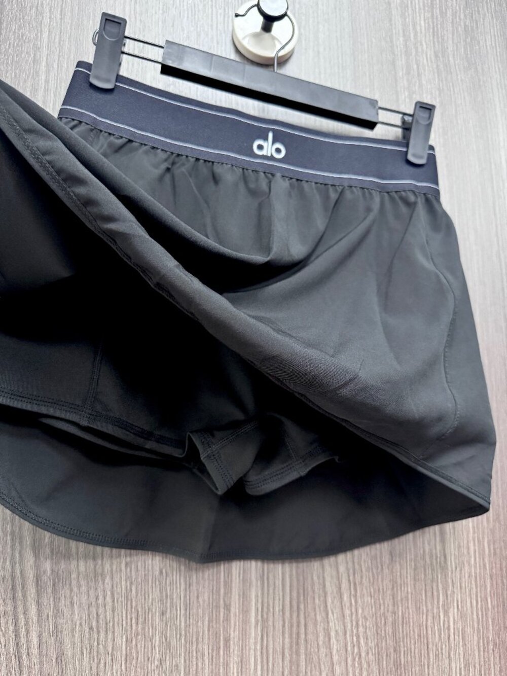 ✨Alo Yoga Match Point Tennis Skirt Black NWT😘Commute/Vacation short Skirt - Picture 4 of 8
